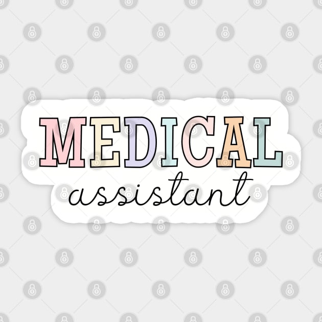 Medical Assistant, Doctor, Healthcare Worker Sticker by WaBastian